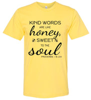 Super Soft American Apparel Tee - Kind Words - Adoroze Designs