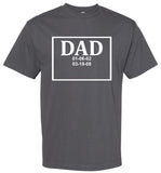 Alstyle Premium Tee - Dad Shirt With Birthdays (Personalize In Cart) - Adoroze Designs