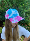Tie Dye Monogram Cap With Embroidered Monogram (Personalize In Cart) - Adoroze Designs